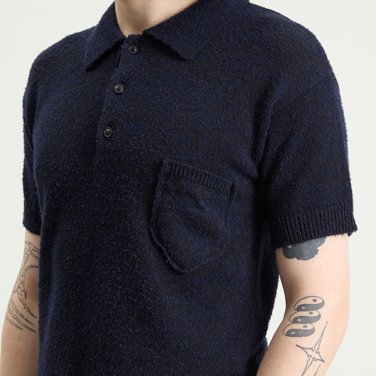 Maison Margiela Knitted Polo Shirt