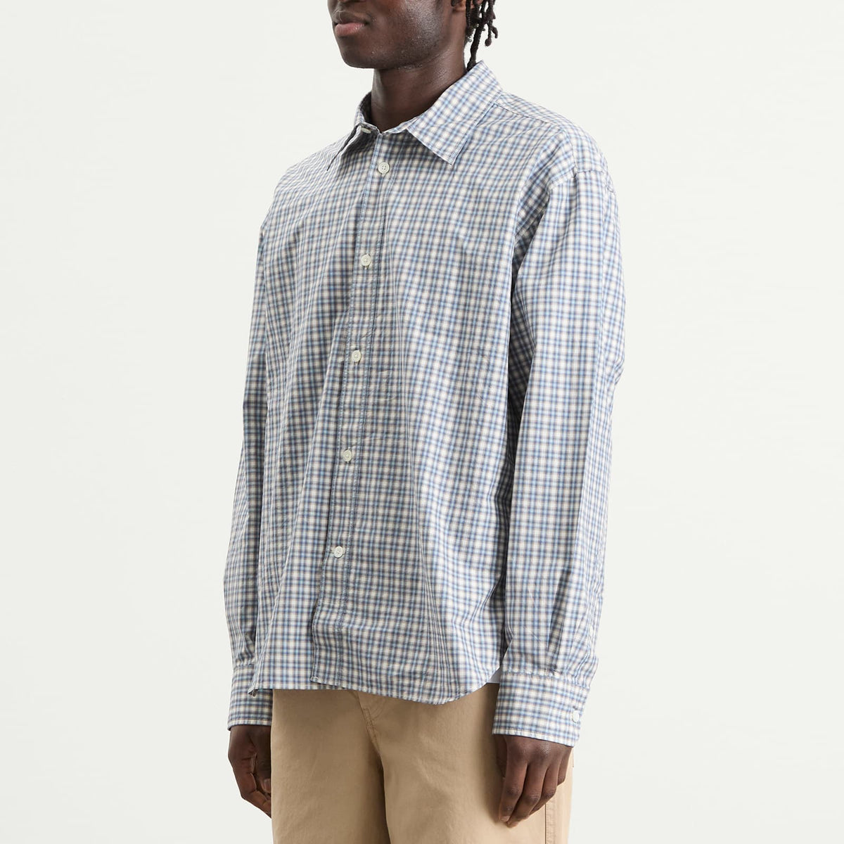 Norse Projects Falster Fine Check Oversized Shirt