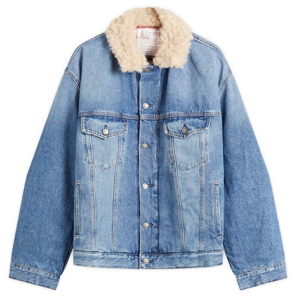 Acne Studios Vintage Blue Padded Robert Denim Jacket