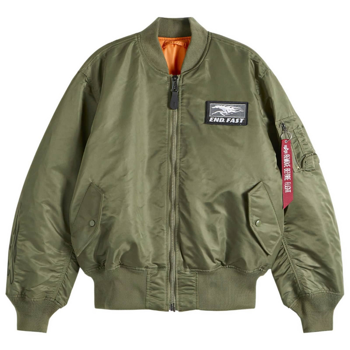 END. x Alpha Industries MA-1 Bomber