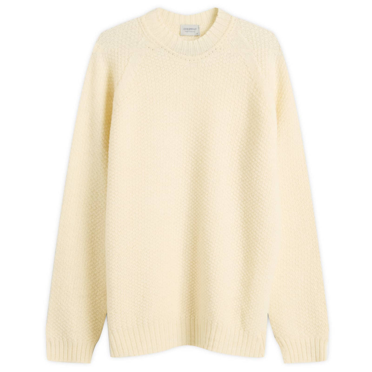 John Smedley Couper Moss Stitch British Wool Jumper