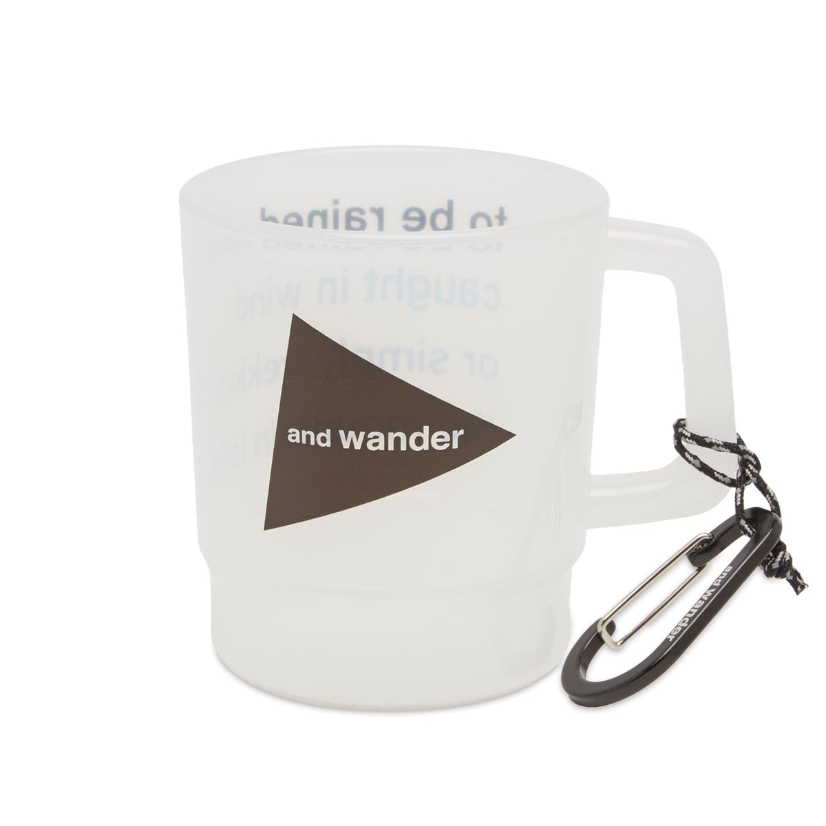 and wander Logo Mug