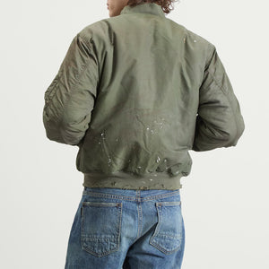 Mastercraft Union Kaiga Washed Nylon Bomber Green – END.