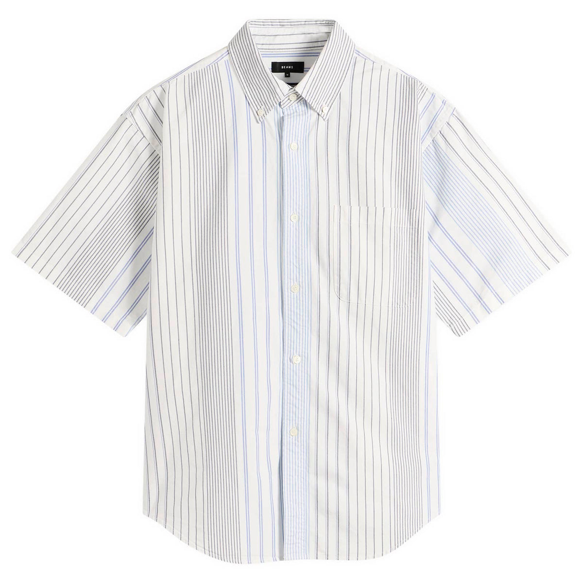 BEAMS Oxford Button Down Half Sleeve Shirt