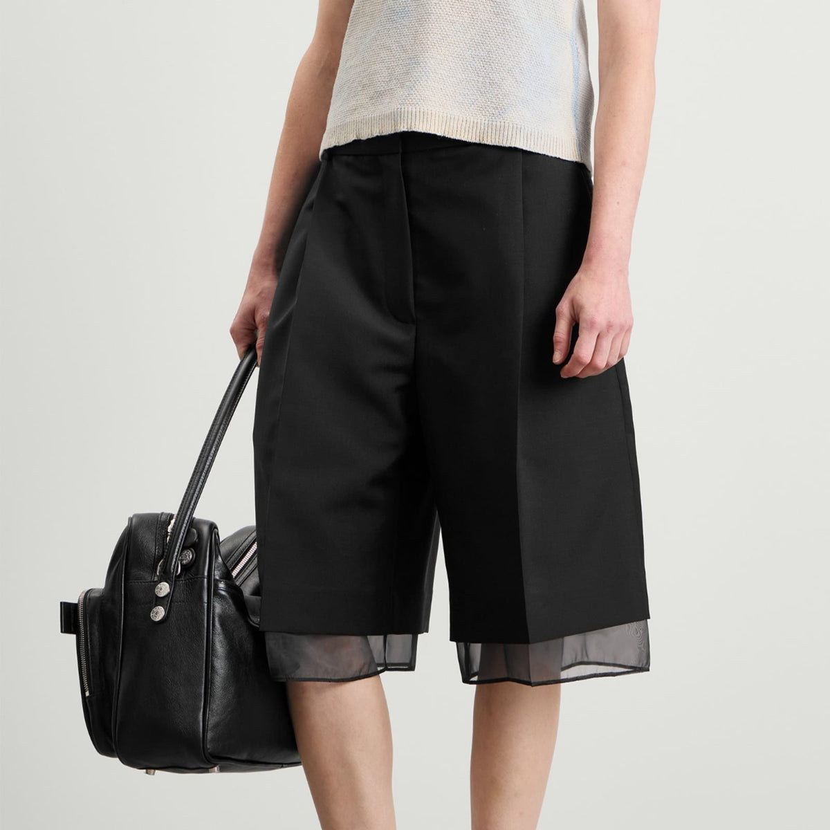 Róhe Organza Lined Shorts