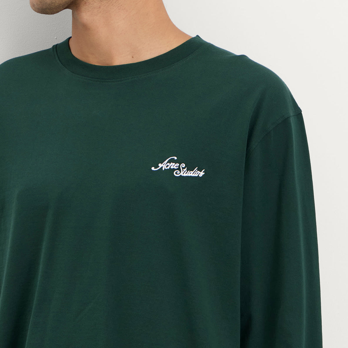 Acne Studios Edden Small Venice Logo Long Sleeve T-Shirt