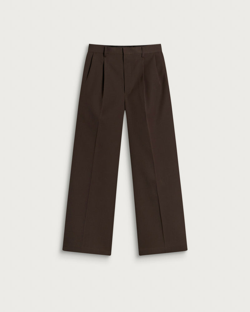 Auralee Gabardine Two-Tuck Slacks