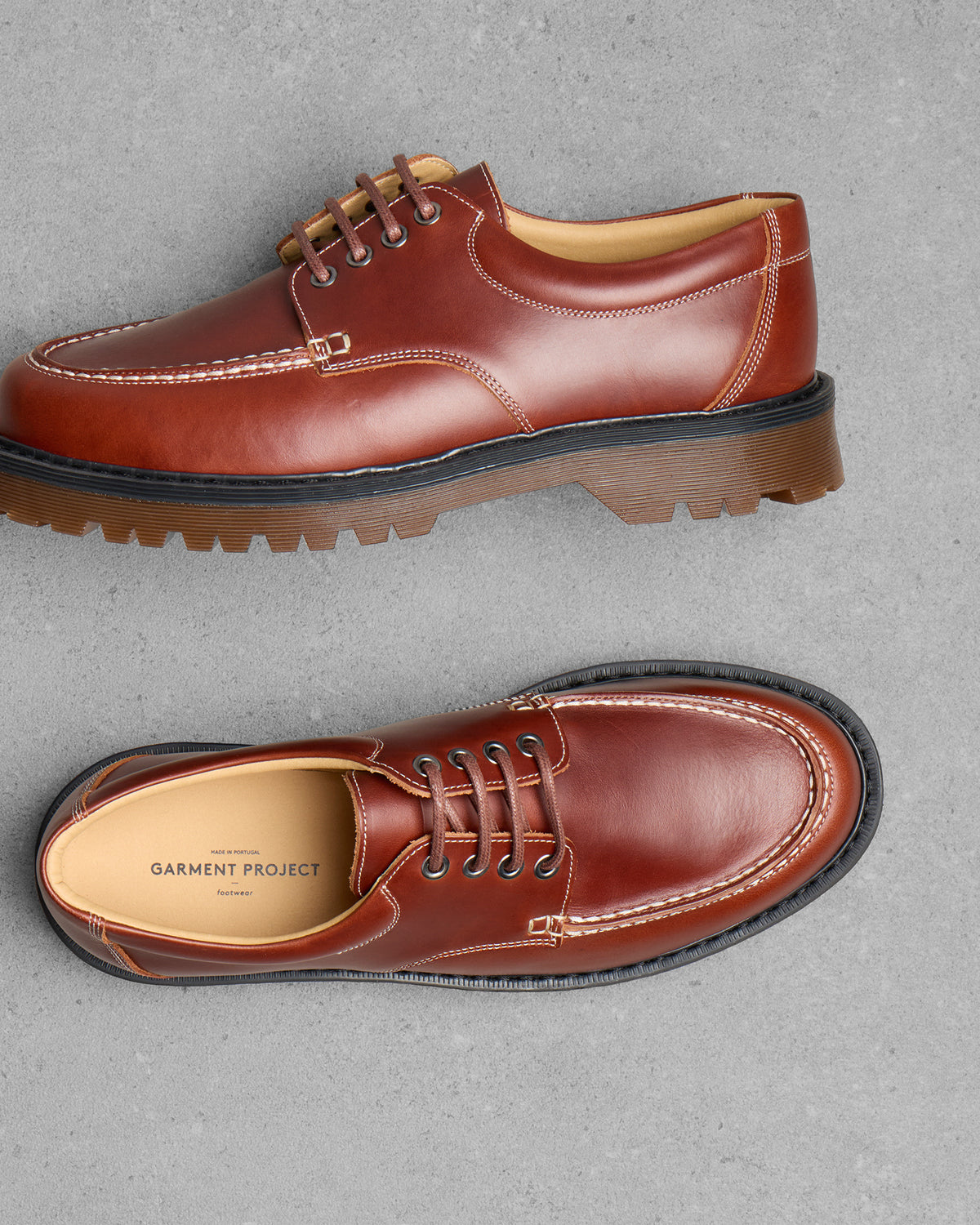 Garment Project Pete Moc Toe Derbie
