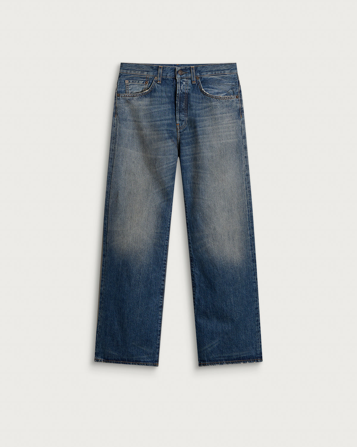 Acne Studios 2021F Mid Blue Bingo Jeans