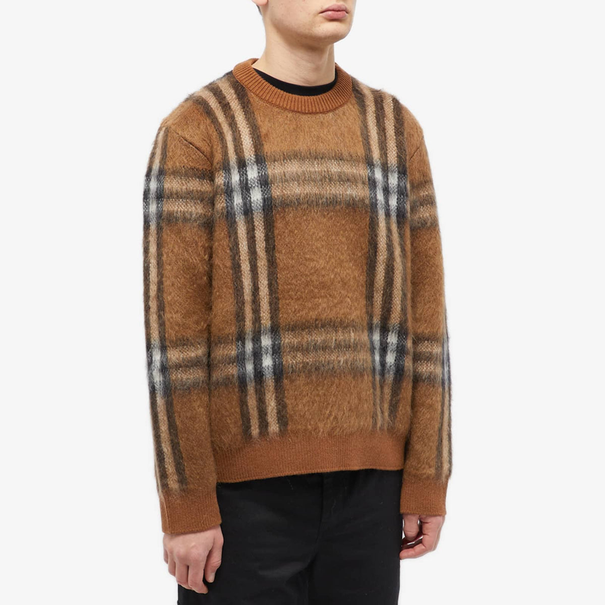 Burberry Denver Wool Mohair Crew Knit