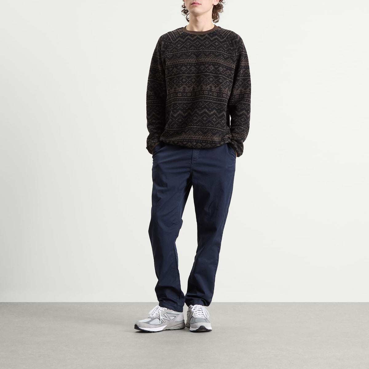 Kestin Junction Knitted Fairisle Sweatshirt