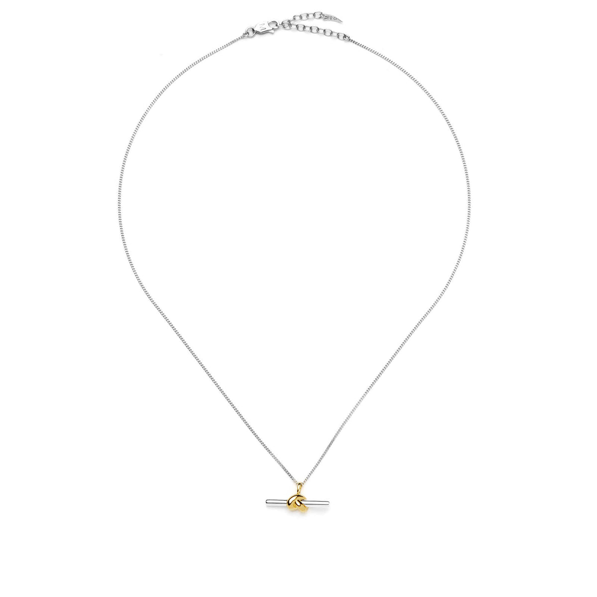 Missoma x Lucy Williams T-Bar Knot Pendant Necklace