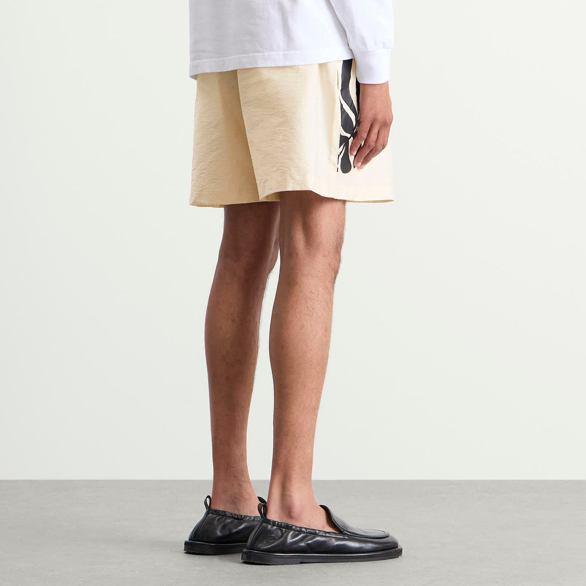 MKI Botanical Print Wide Leg Shorts