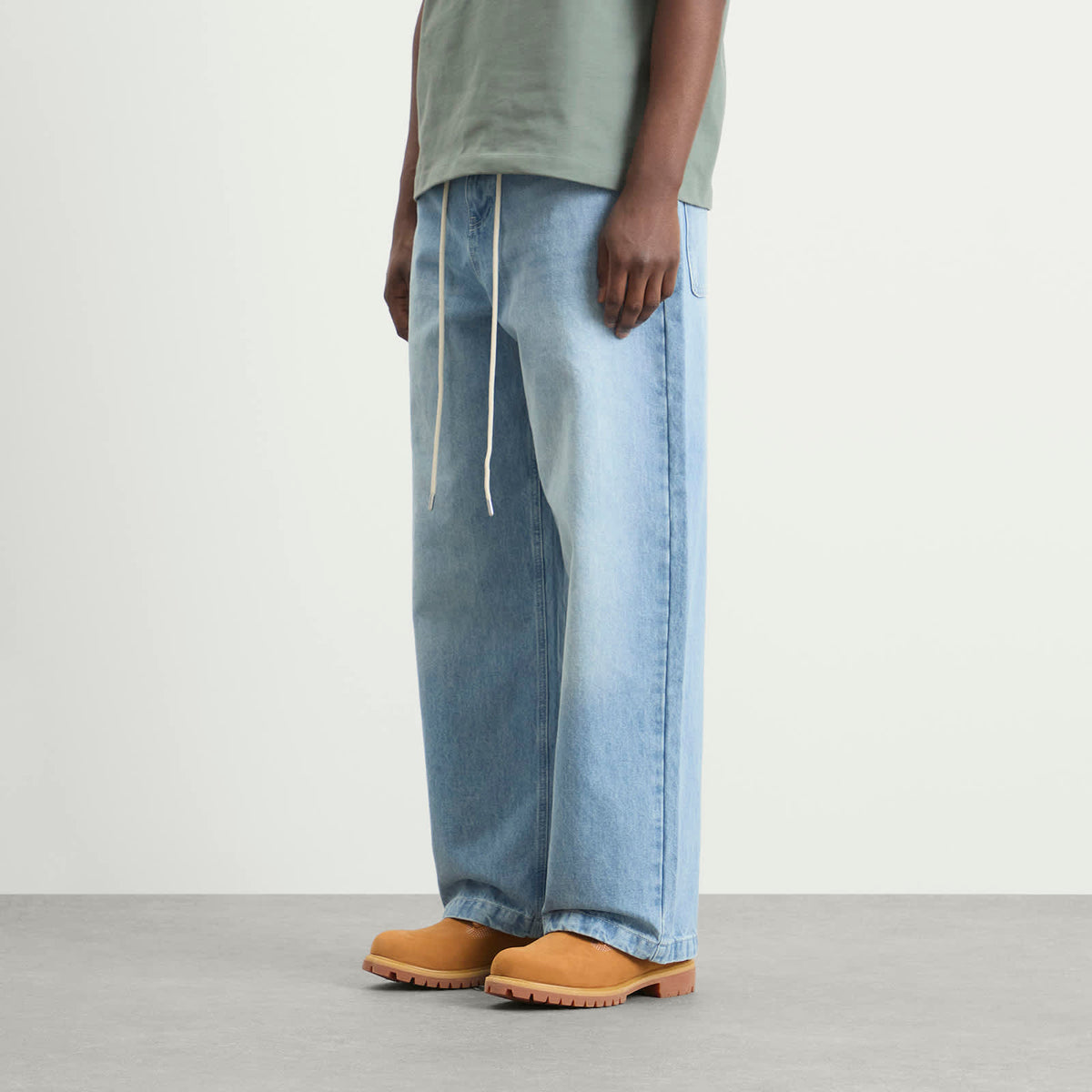 about:blank Wide Leg Denim