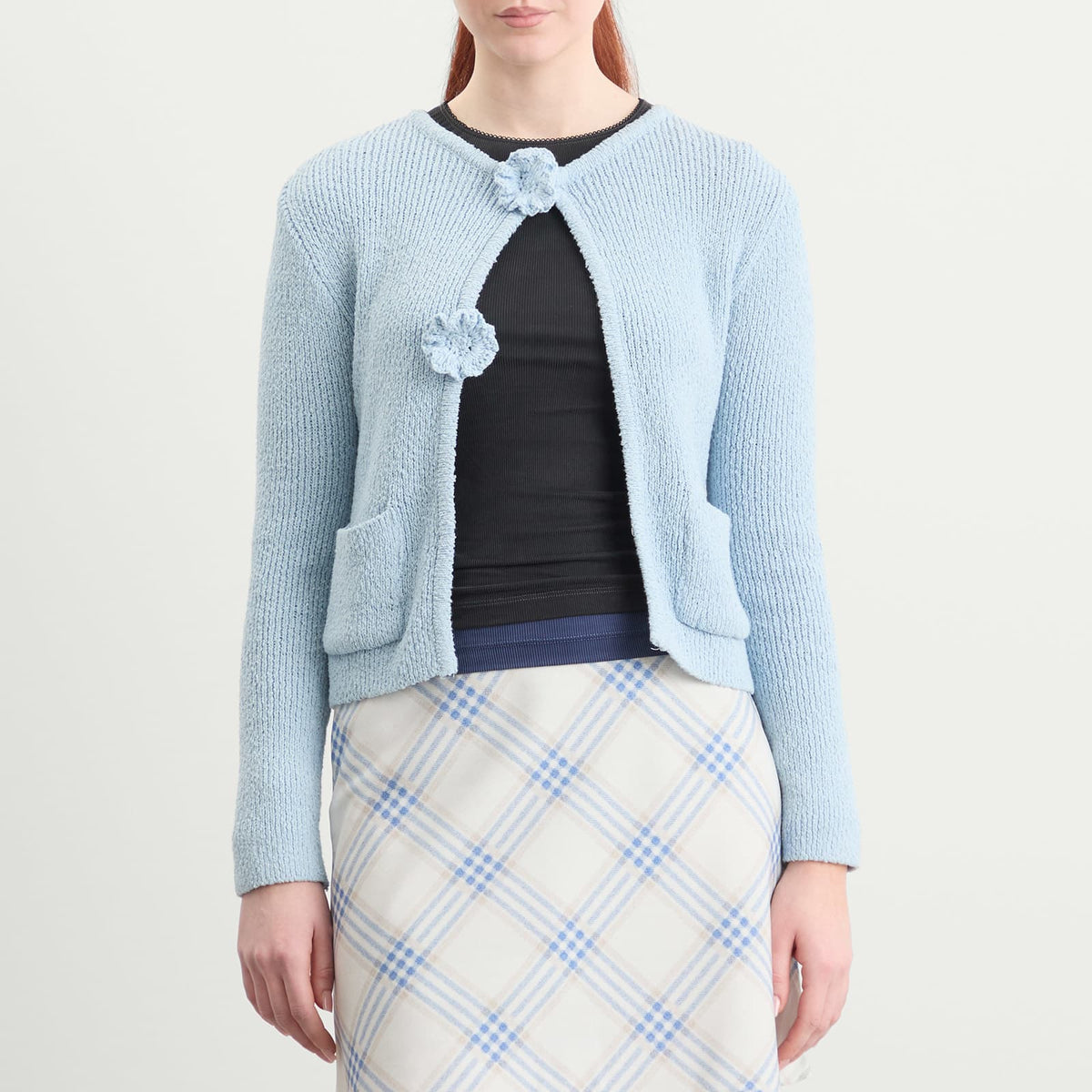 Kijun Double Corsage Cardigan