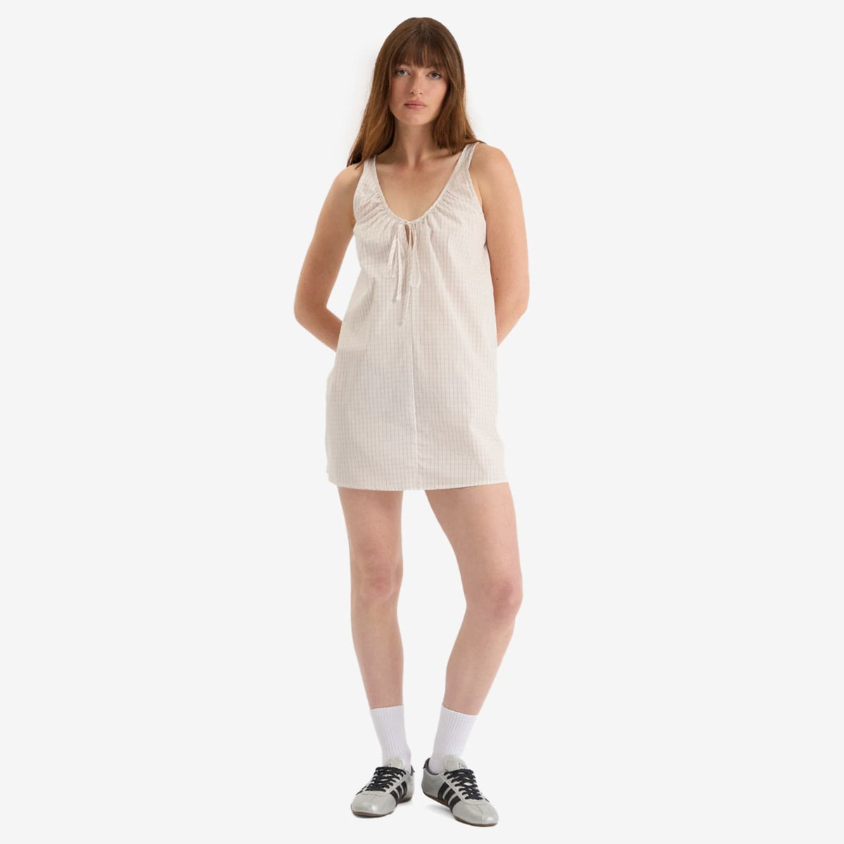 Fruity Booty Check Mini Dress