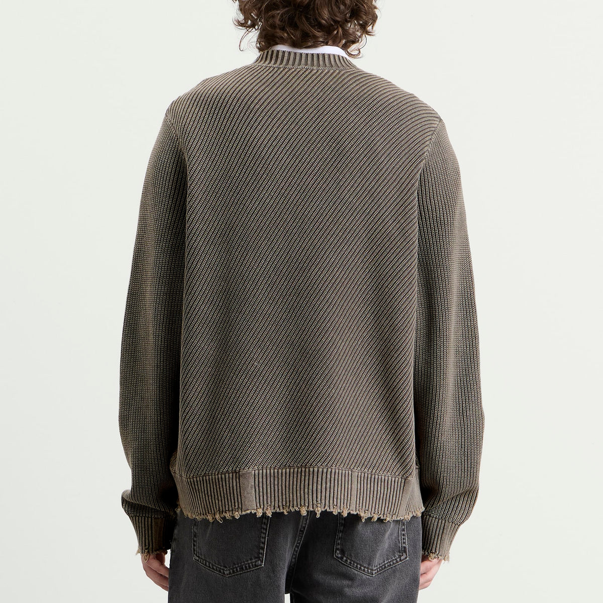 Won Hundred Bently Diagonal Knit Sweater