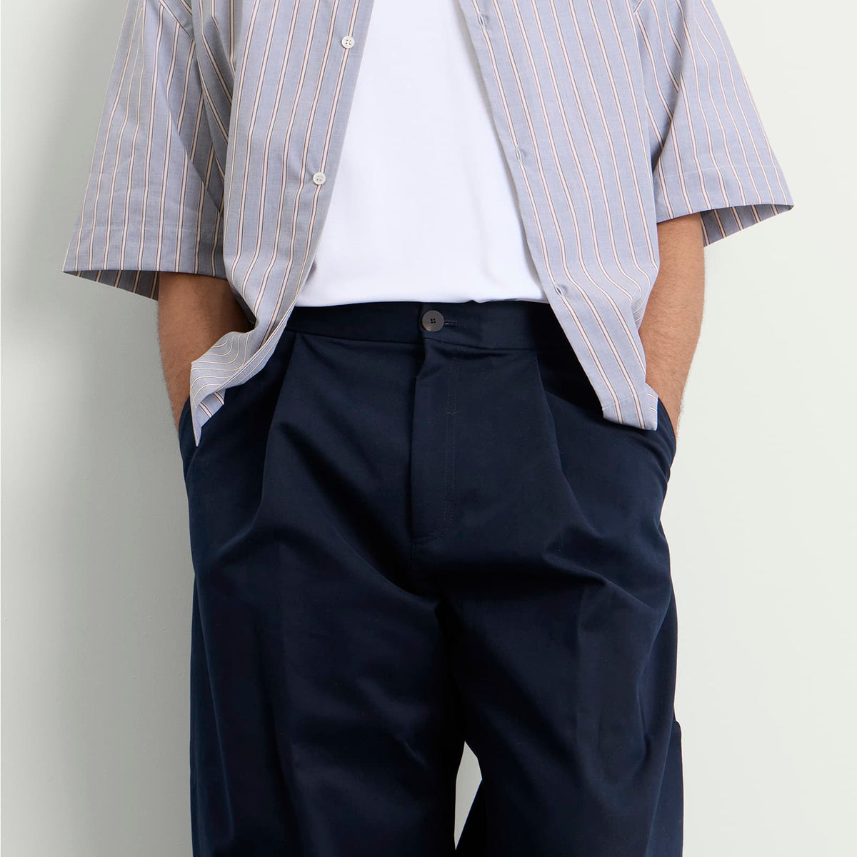 Studio Nicholson Sorte Deep Pleat Volume Pant