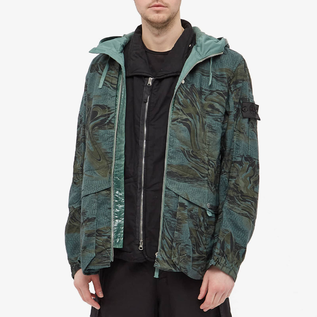 Stone Island Shadow Project Camo Short Parka