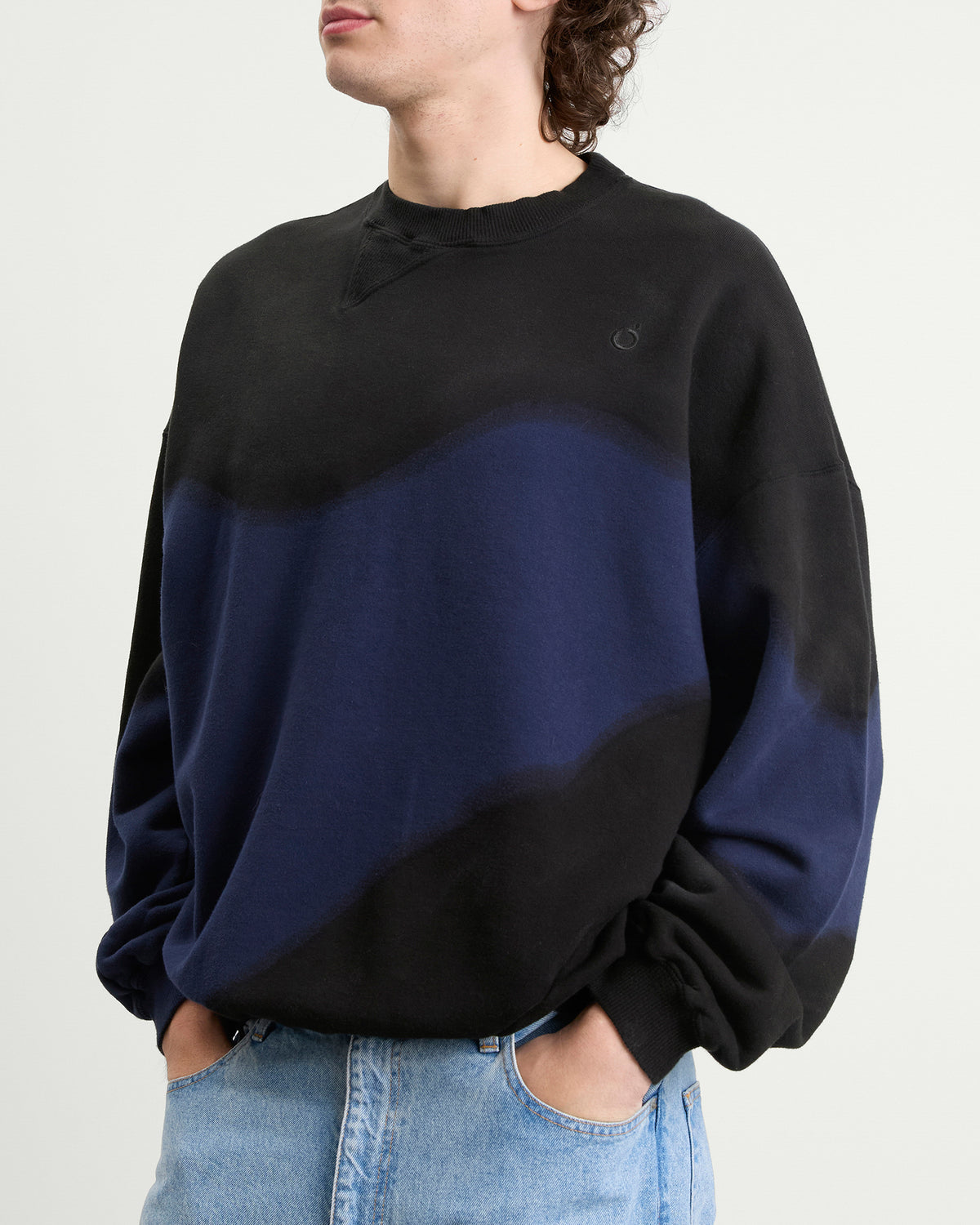 NOMARHYTHM TEXTILE Hand Dye Twist Sweatshirt