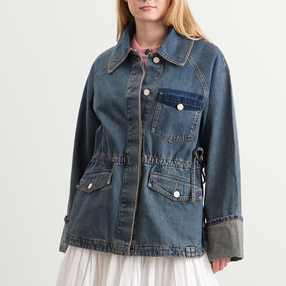 Damson Madder Emilie Workwear Denim Jacket