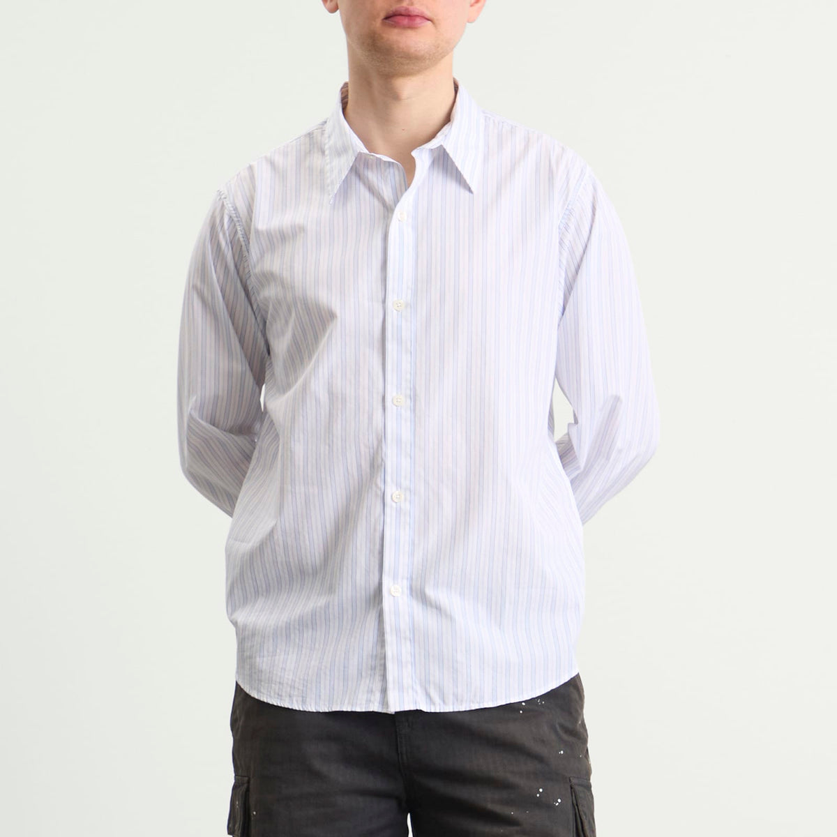 Mfpen Business Stripe Evening Shirt