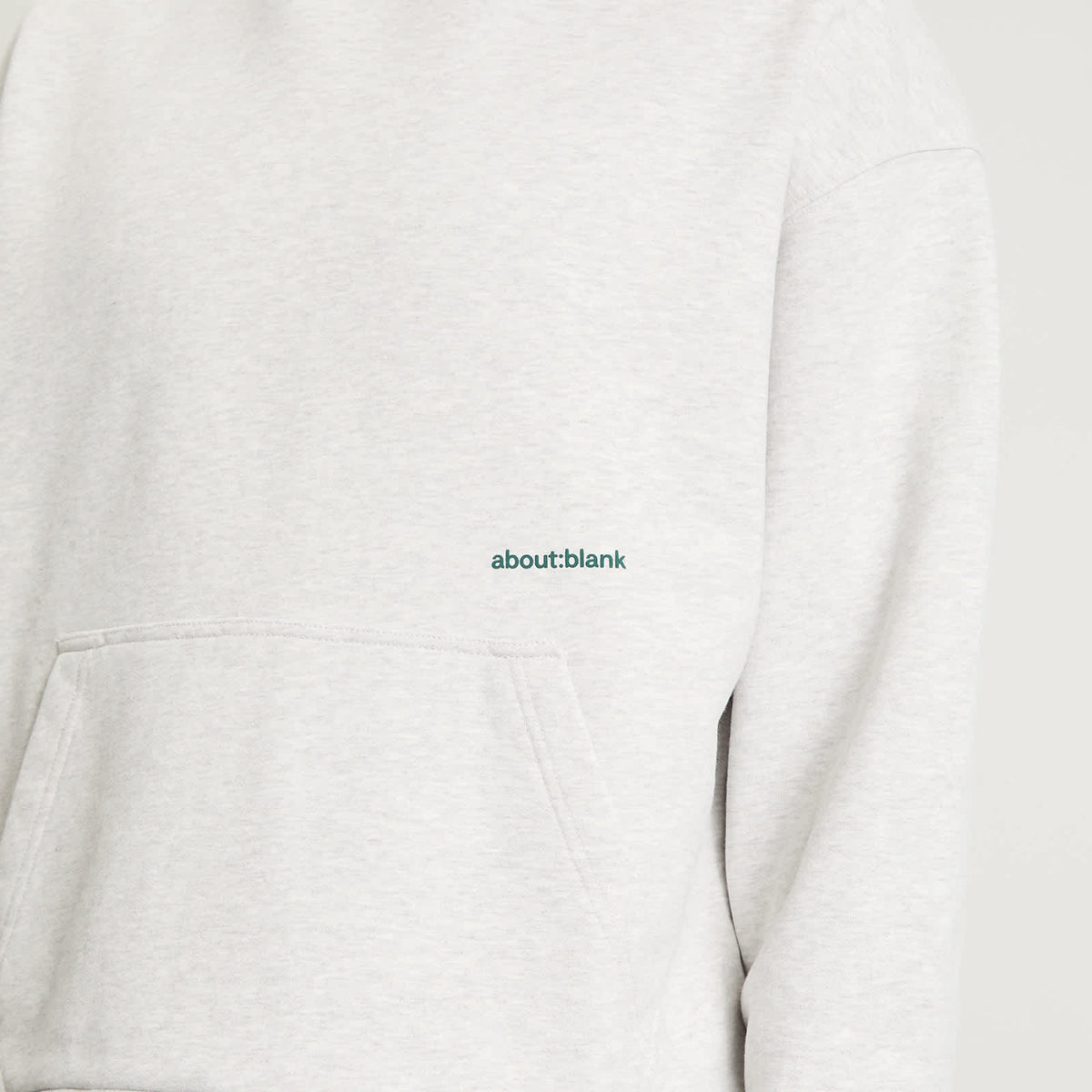 about:blank Box Logo Hoodie