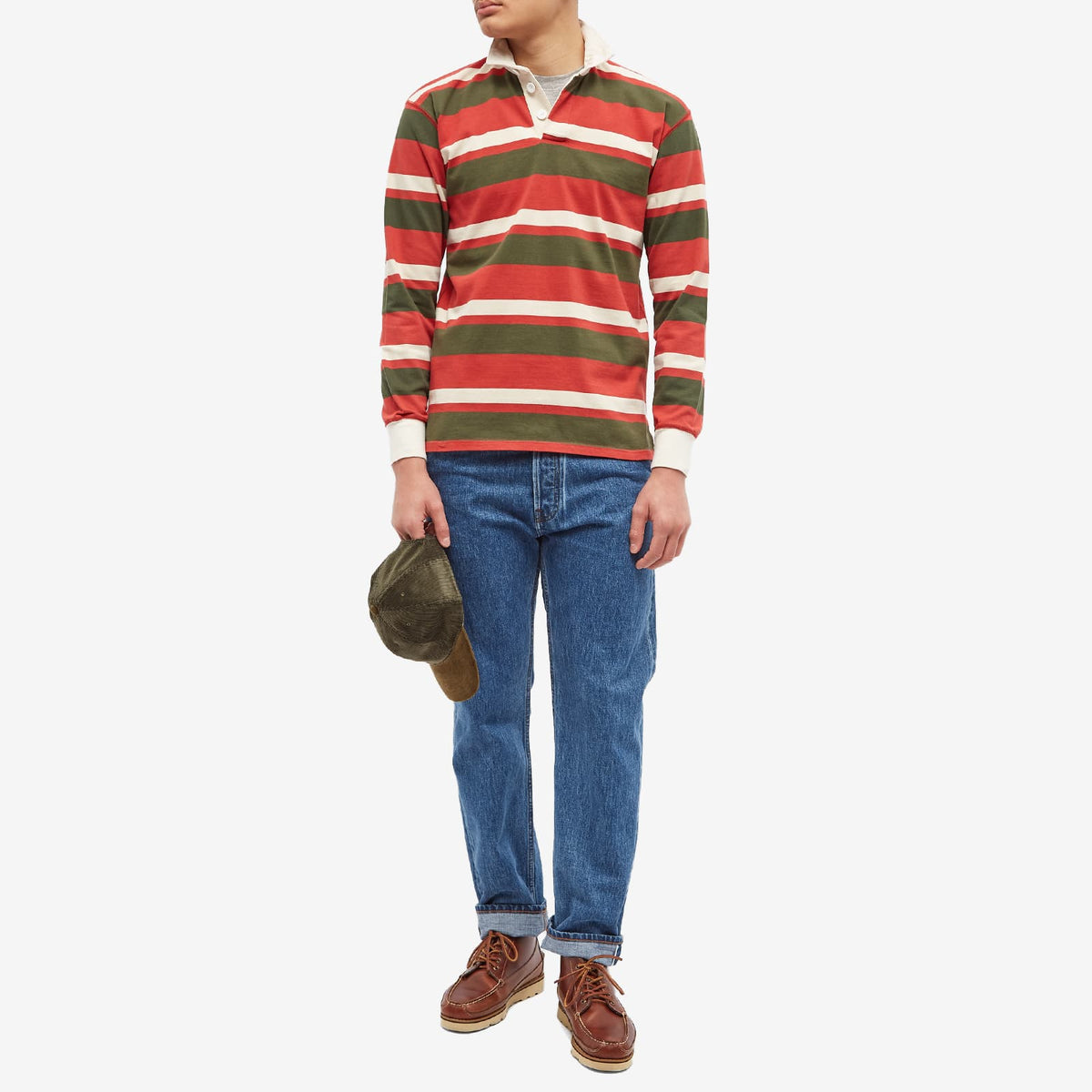 Drake's Stripe Rugby Shirt