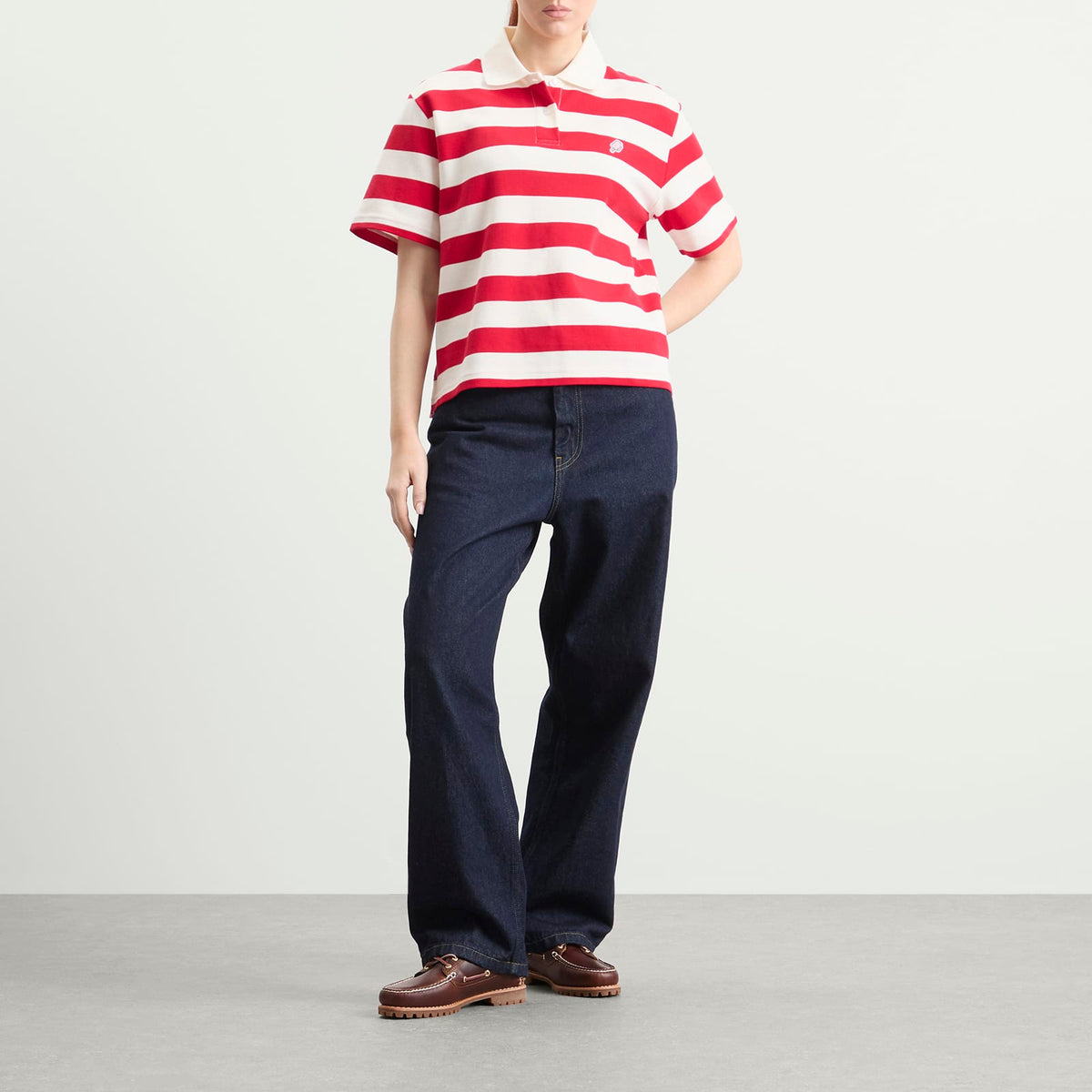 ICECREAM Popsicle Striped Polo Shirt