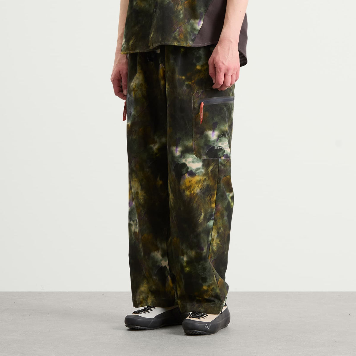 and wander x ROA Printed Breathable Trousers