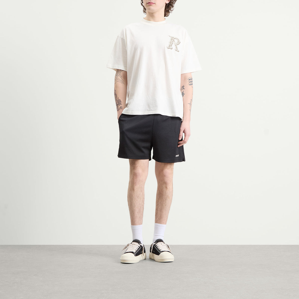 Represent Washed Mesh Shorts