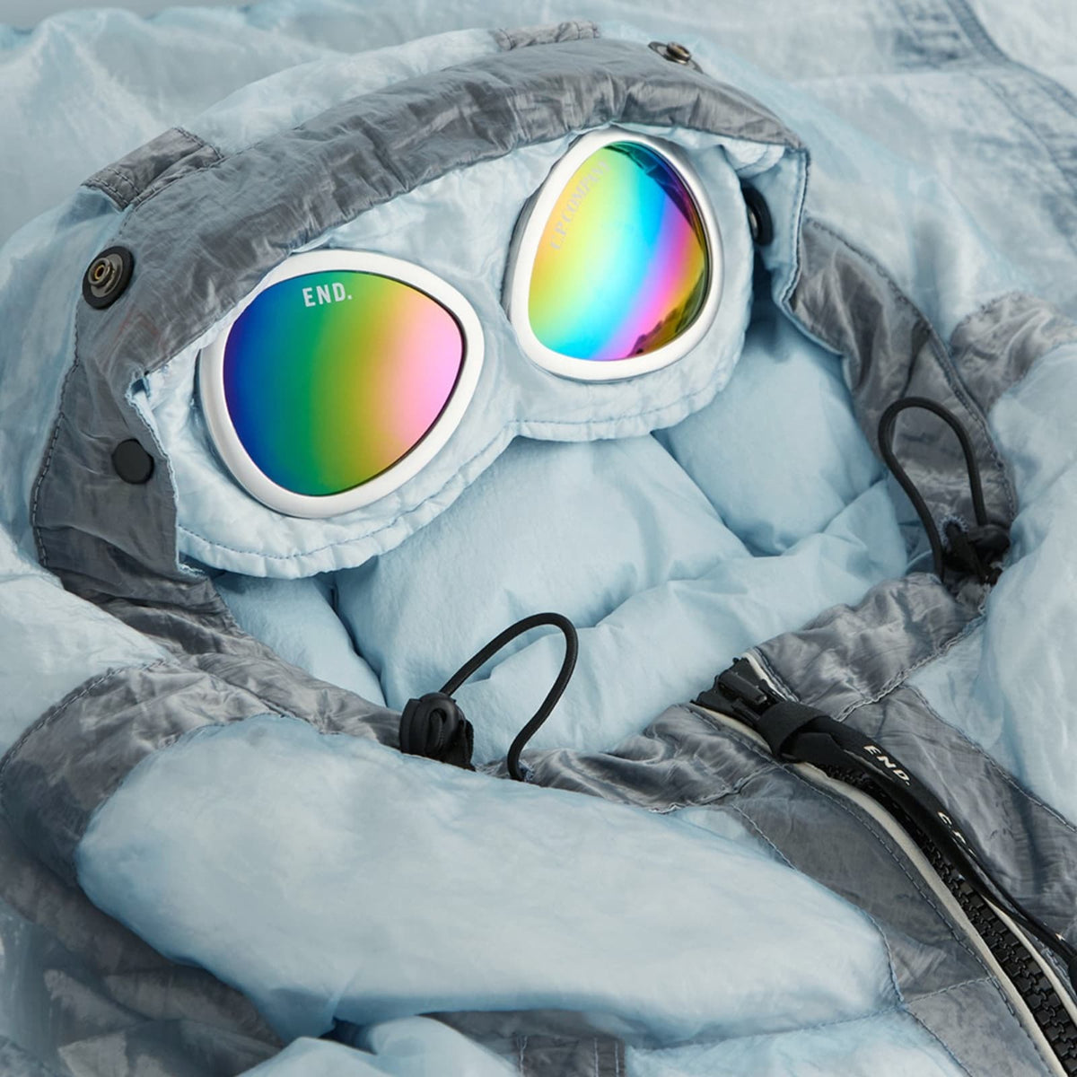 END. x C.P. Company Kan-D Goggle Puffer