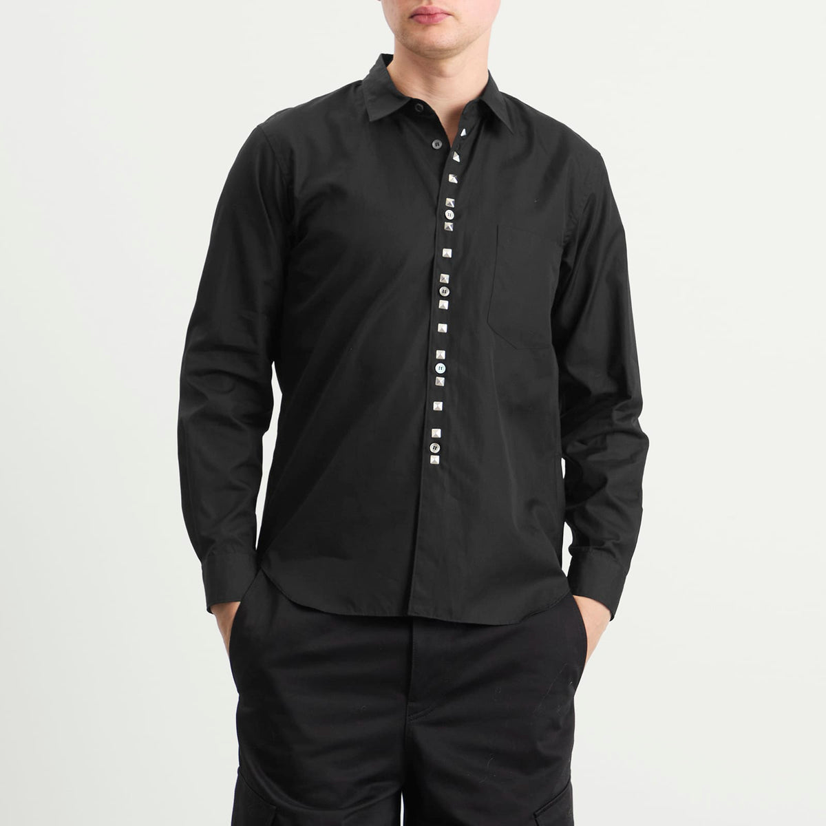 Comme des Garçons Black Studded Shirt