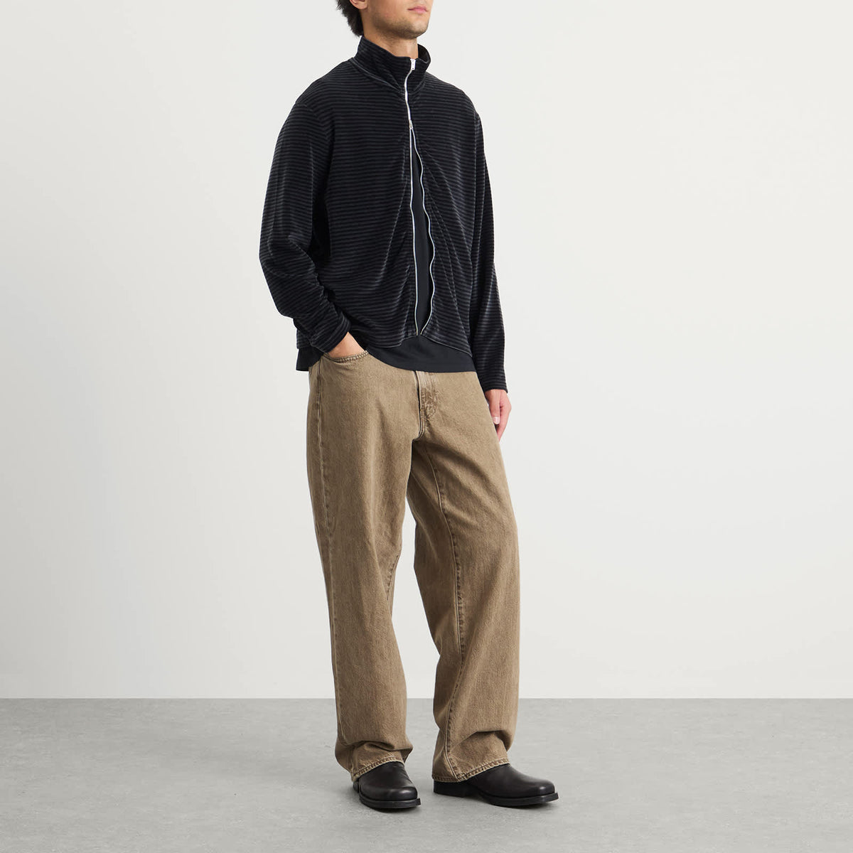 Our Legacy Shrunken Fullzip Polo
