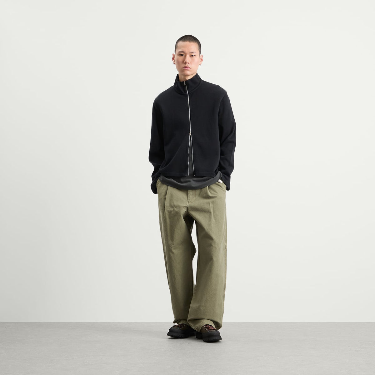 Bound Heavy Canvas Workwear Trousers