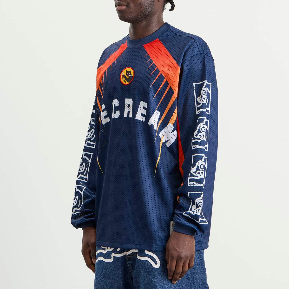 ICECREAM Moto Racer Ls Mesh Shirt