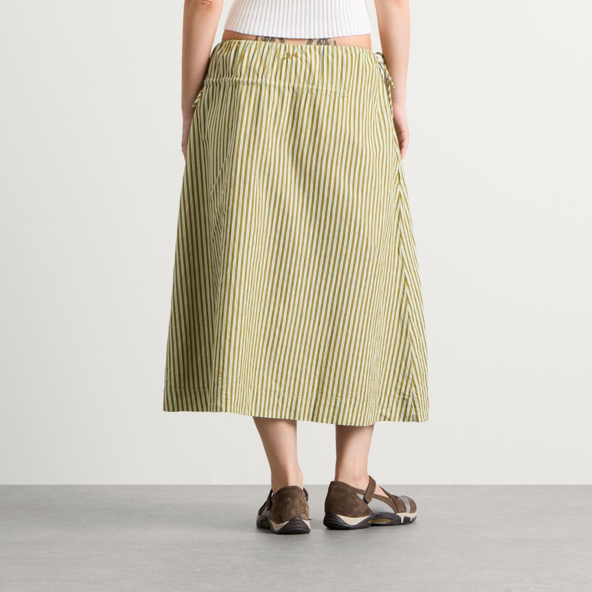 Damson Madder Caspia Volume Midi Skirt