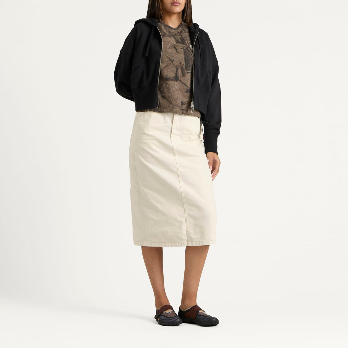Gramicci Denim Carpenter Midi Skirt