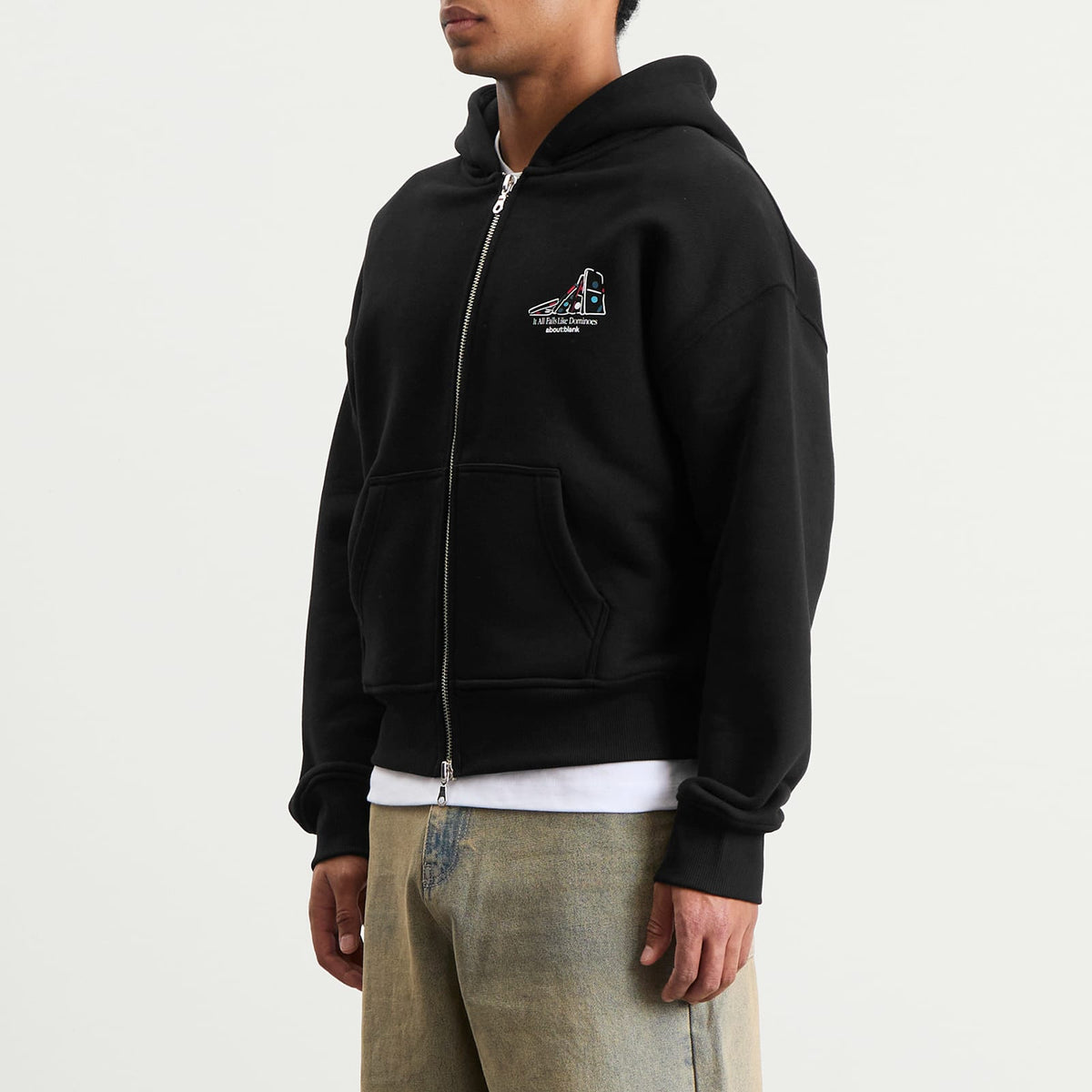 END. x about:blank Dominoes Zip Hoodie