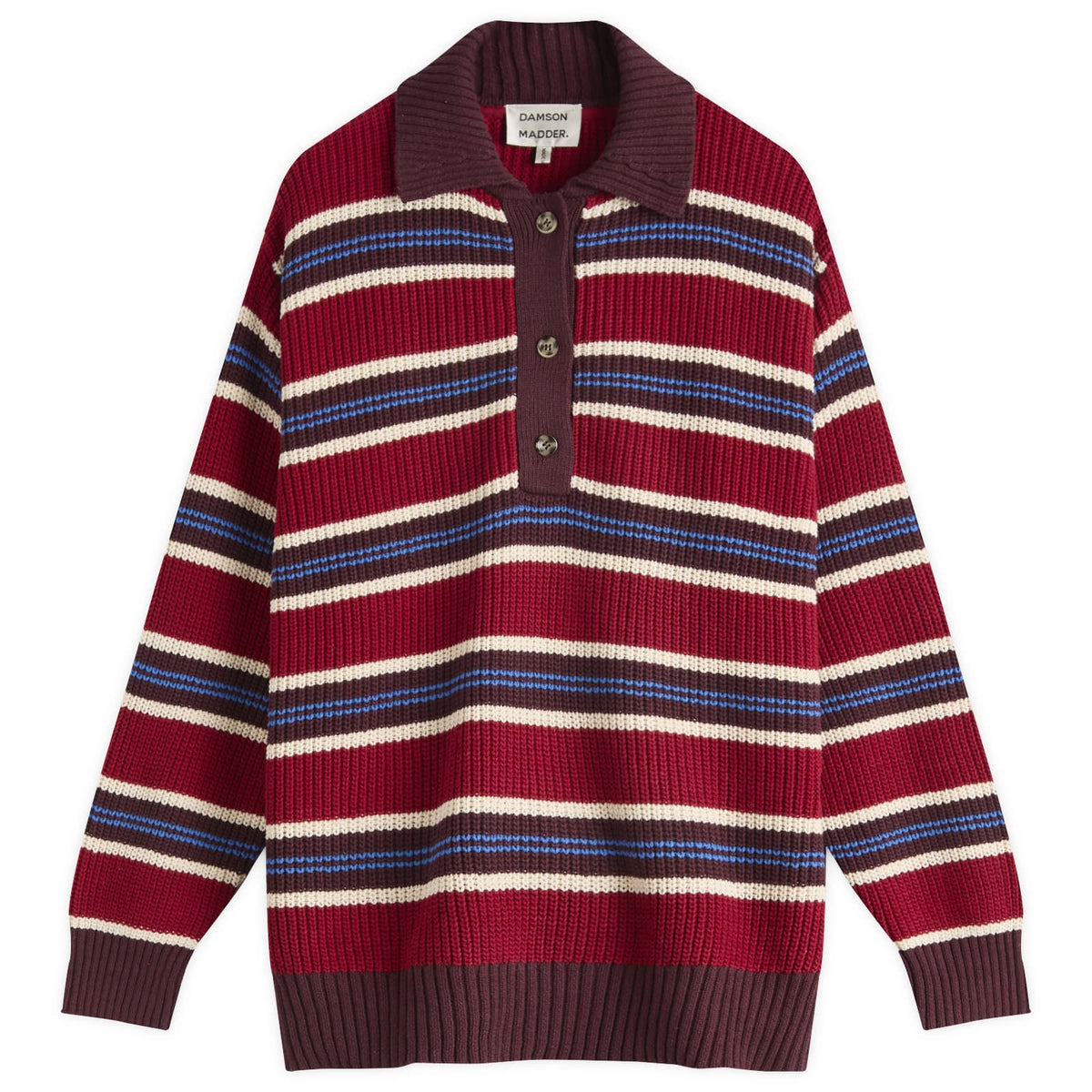 Damson Madder Ilona Striped Rugby Jumper
