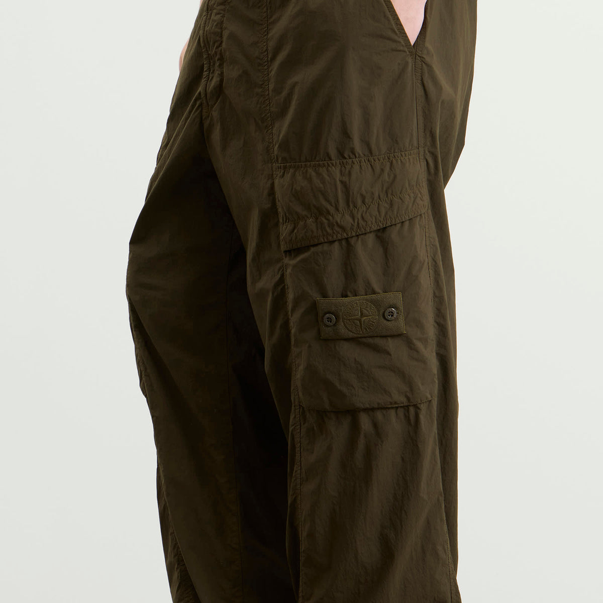 Stone Island Ghost Nylon Smerigliato Cargo Trousers