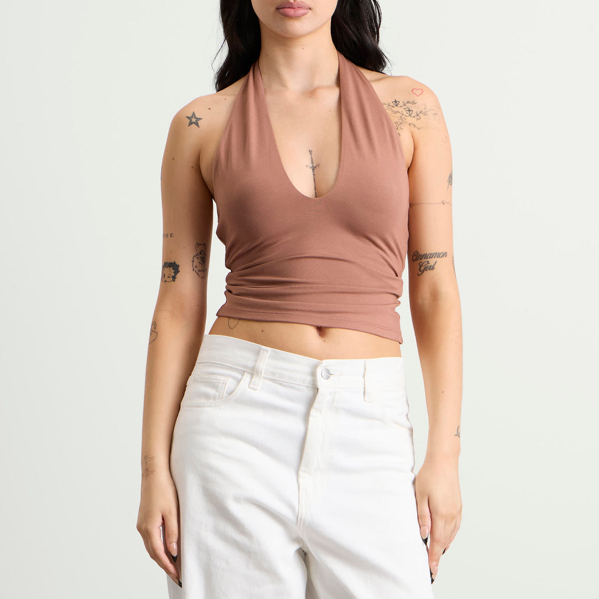 SKIMS Smooth Layers Halter Top