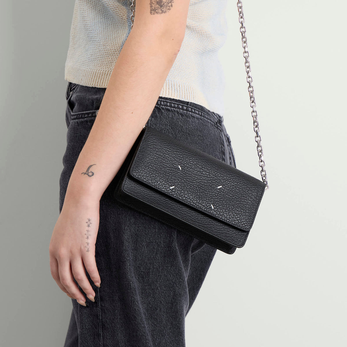 Maison Margiela Large Wallet With Chain