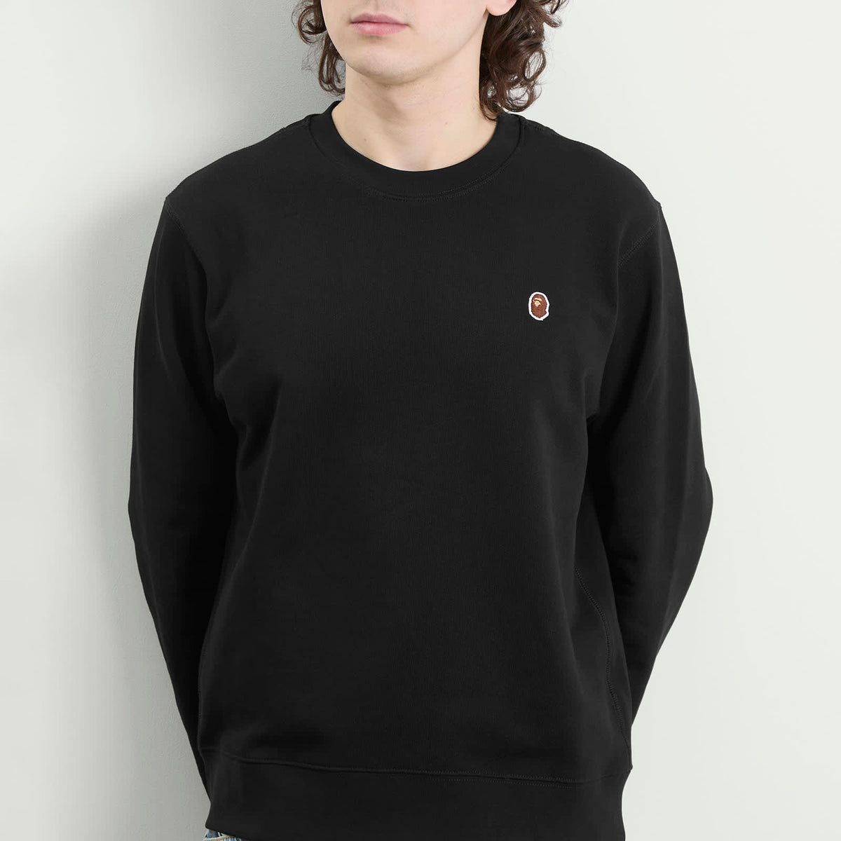 A Bathing Ape One Point Crew Neck Sweatshirt