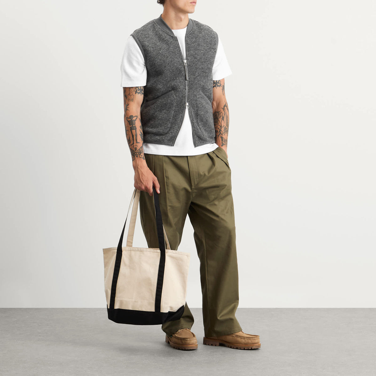 Universal Works Wool Fleece Zip Waistcoat - Presented by END.