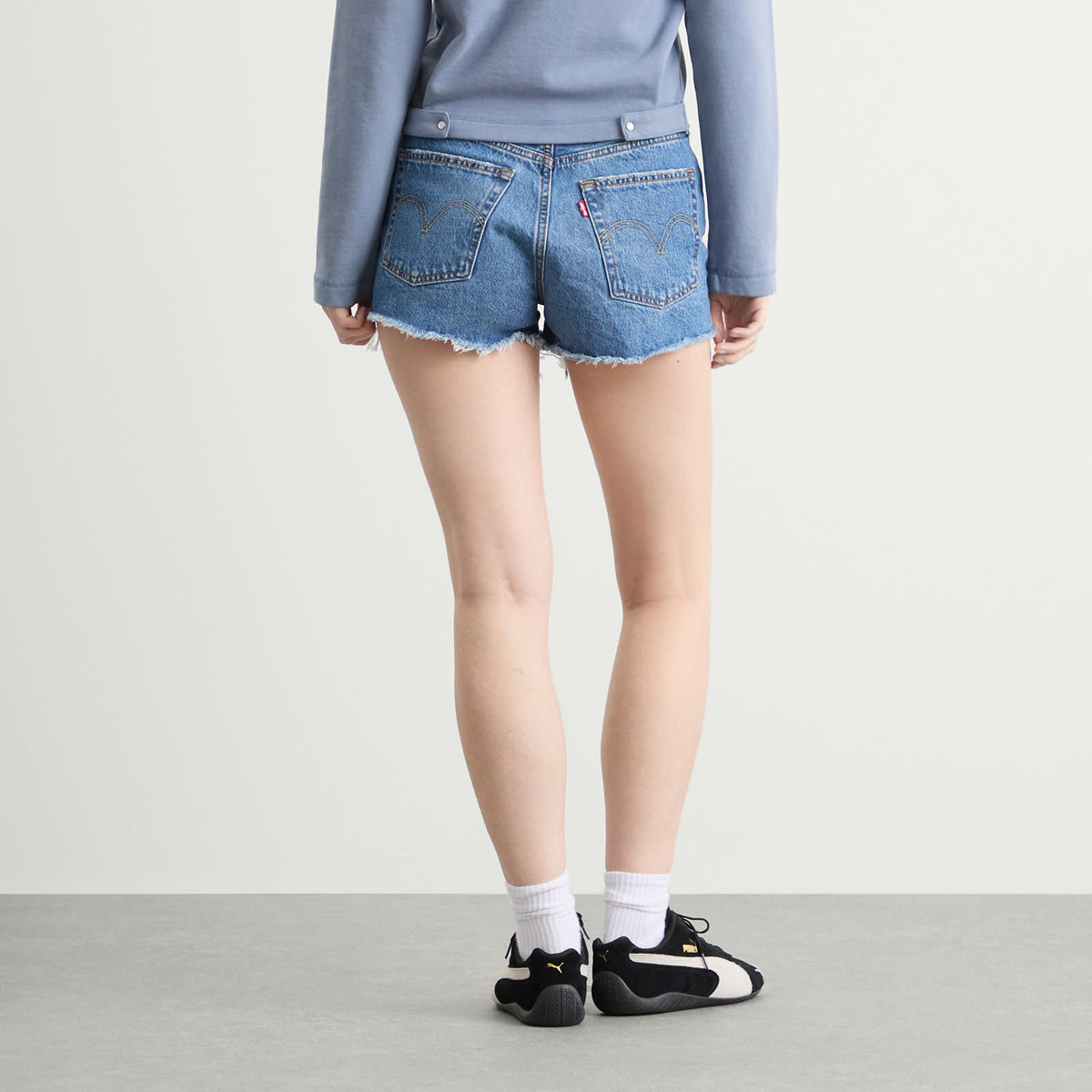 Levi's Red Tab 501 Boyfriend Denim Shorts
