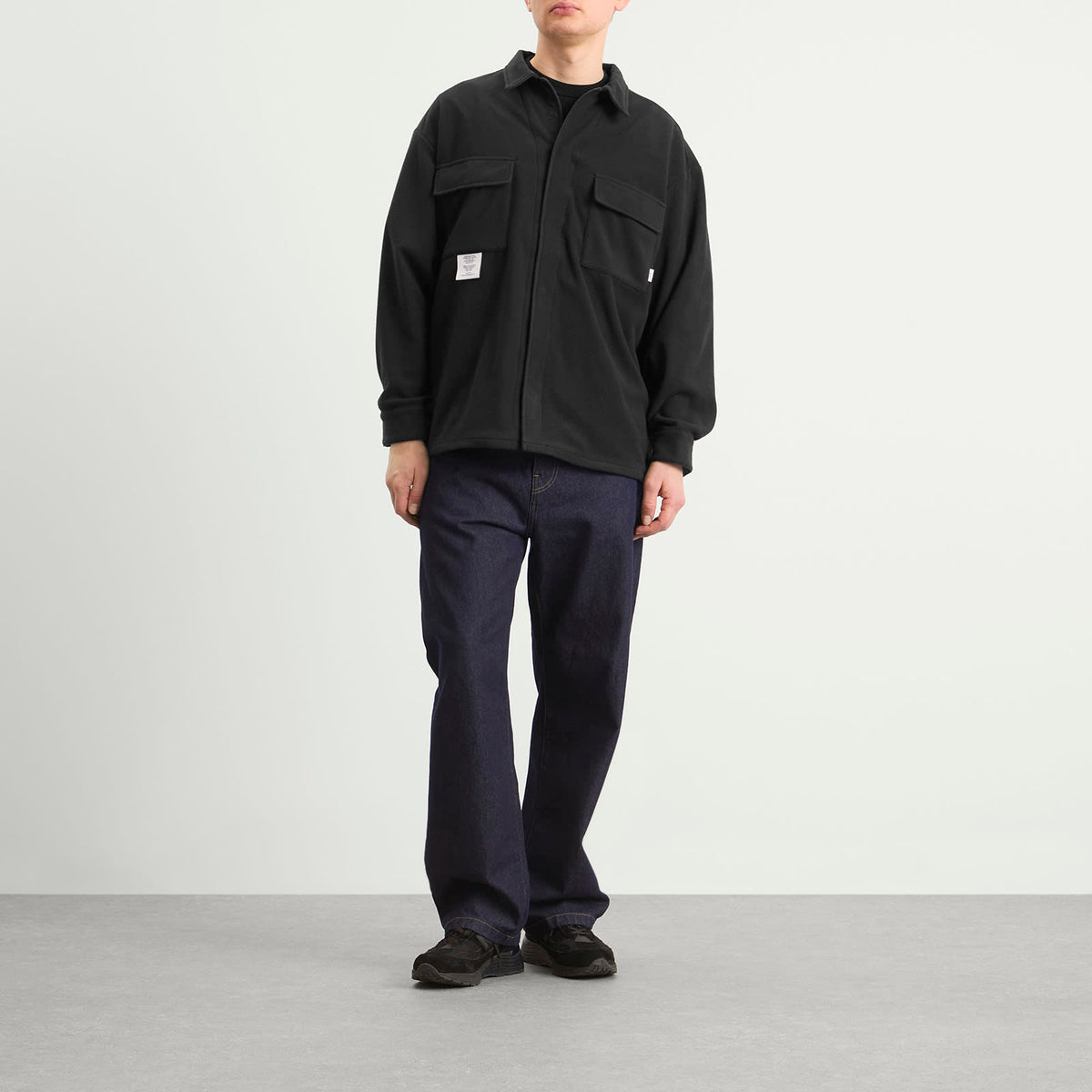 WTAPS Poly Fleece Back Motif Overshirt