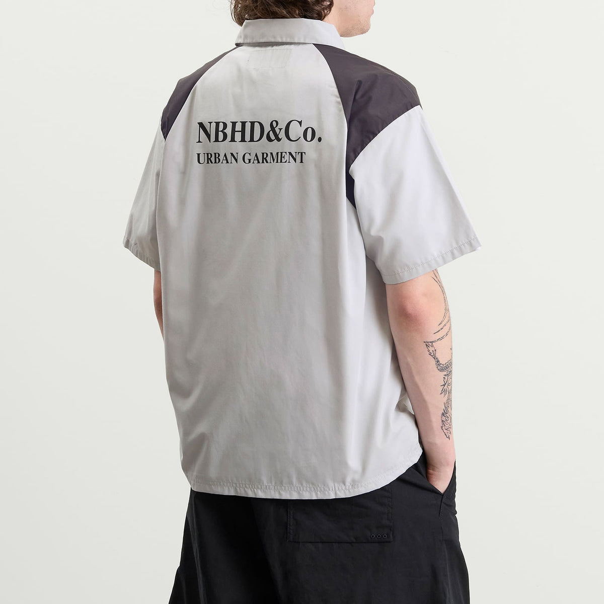 Neighborhood Classic 2-Tone Short Sleeve Work Shirt 2