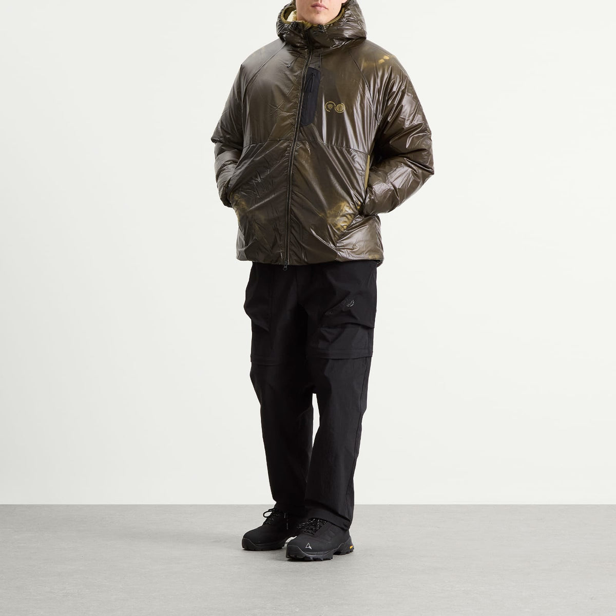 Purple Mountain Observatory Obsidian Shield Puffa Jacket
