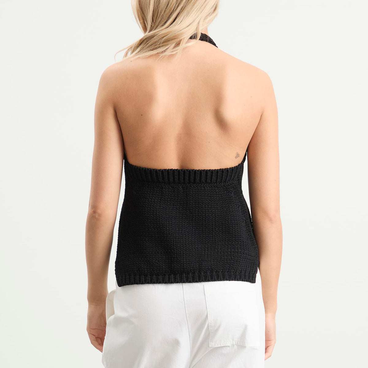 Rohe Chunky knit halter top